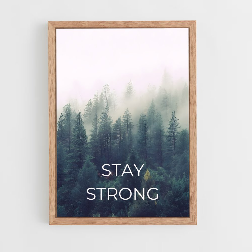 ap-stay strong-8 cadre Bois clair
