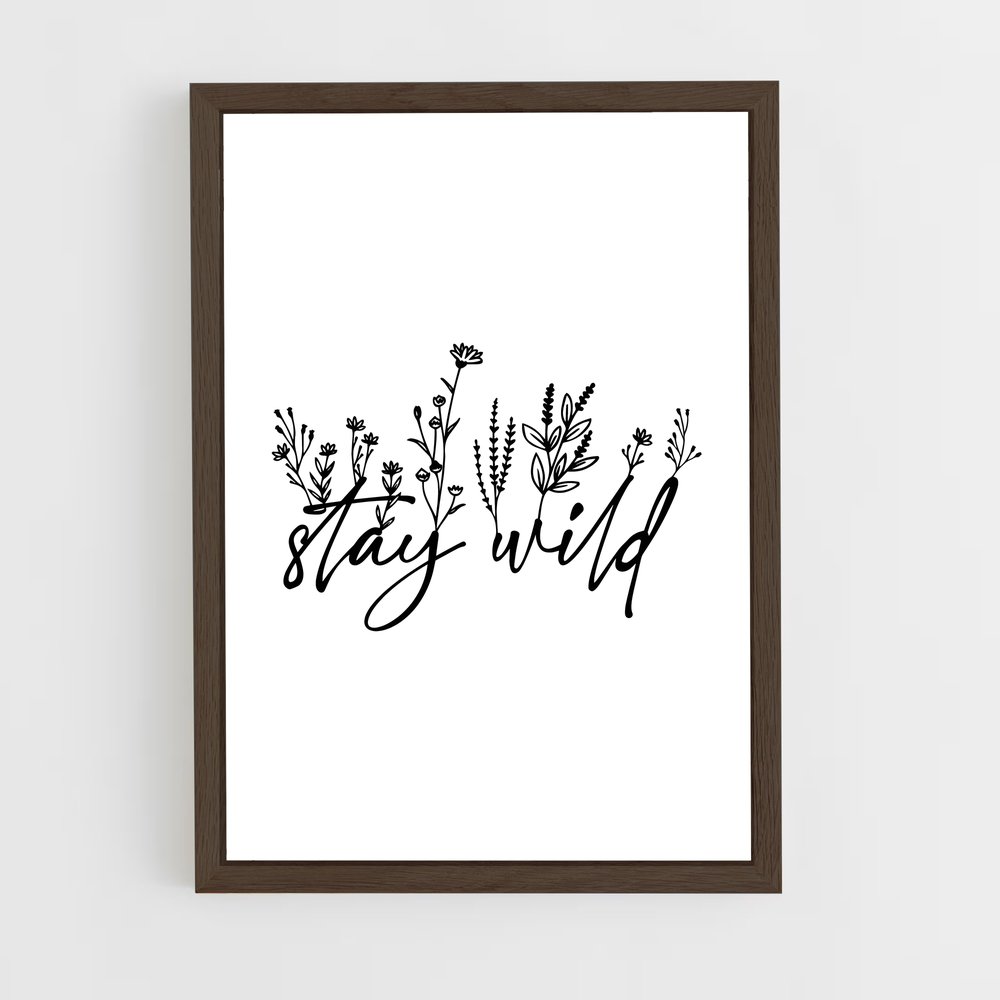 ap-stay wild-1 cadre Bois foncé