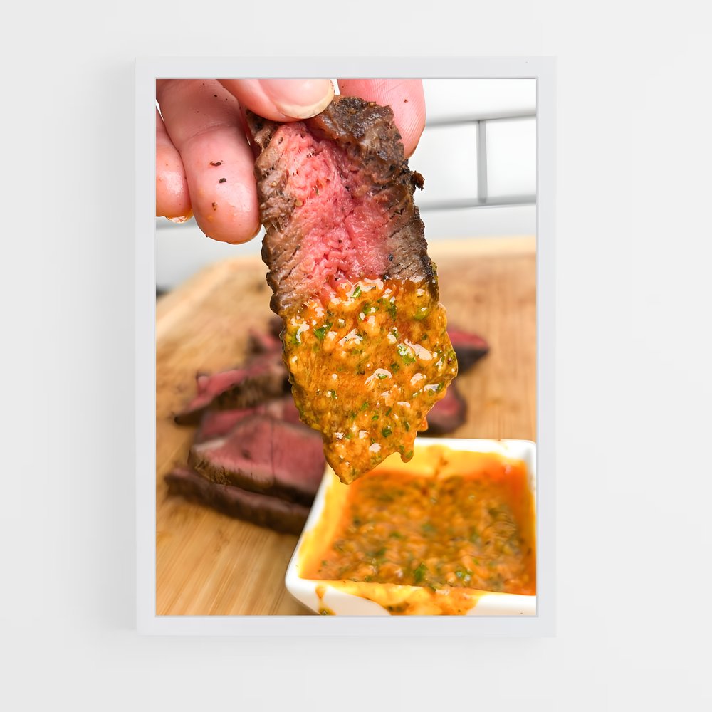 ap-steak-1 cadre Blanc