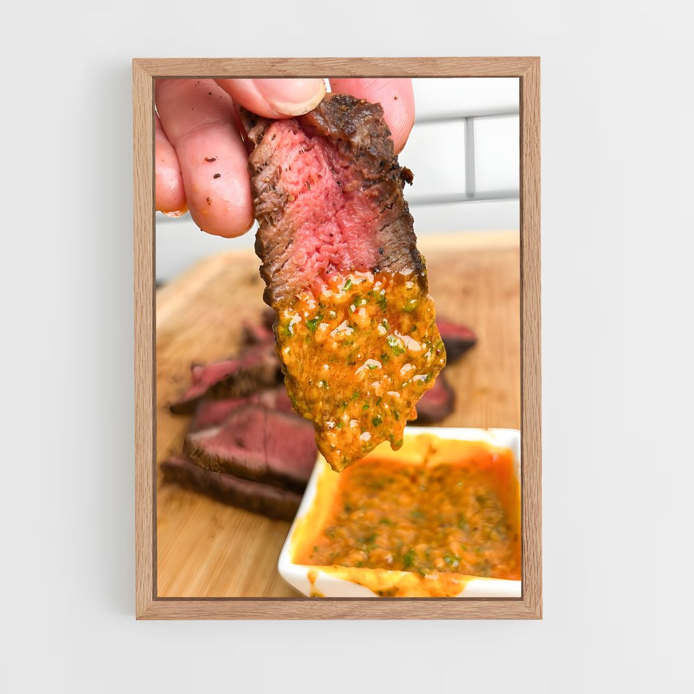 ap-steak-1 cadre Bois clair