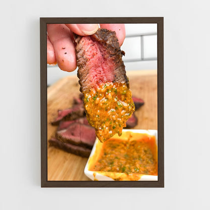 ap-steak-1 cadre Bois foncé