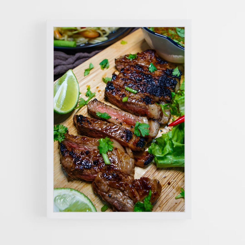 ap-steak-4 cadre Blanc