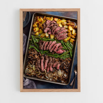 ap-steak-6 cadre Bois clair