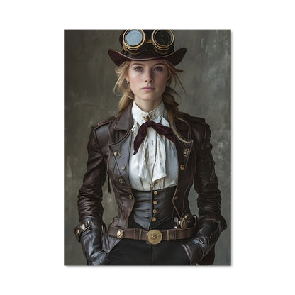 Poster Mademoiselle Steampunk