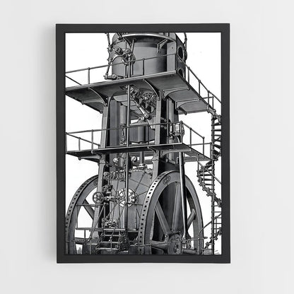 ap-steam engine-10 cadre Noir
