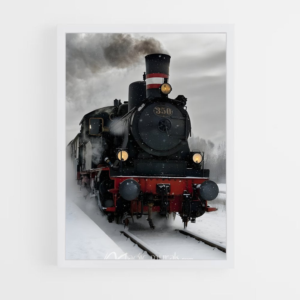 ap-steam engine-8 cadre Blanc