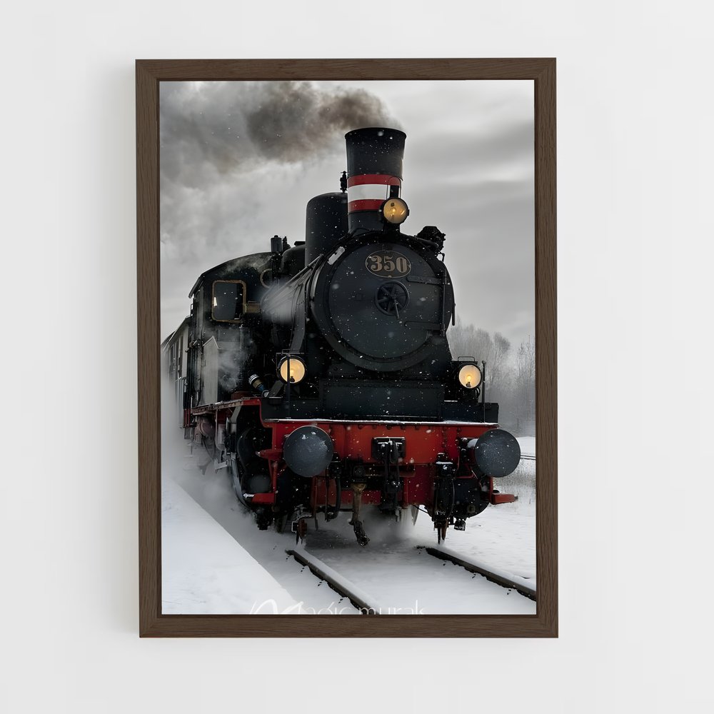 ap-steam engine-8 cadre Bois foncé
