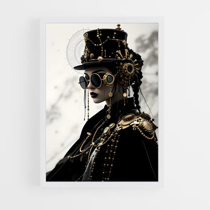 ap-steam punk-11 cadre Blanc