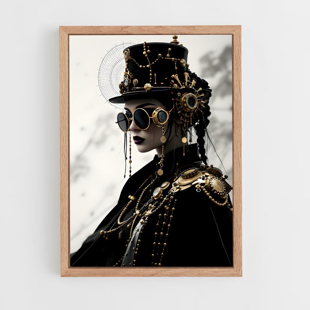 ap-steam punk-11 cadre Bois clair