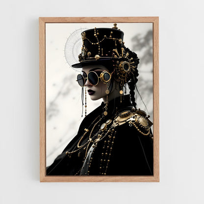ap-steam punk-11 cadre Bois clair