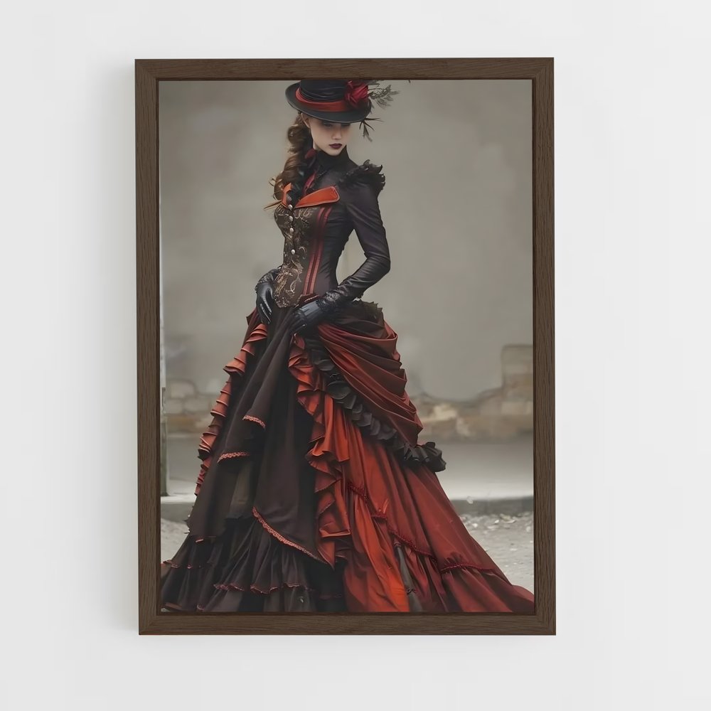 ap-steam punk-12 cadre Bois foncé