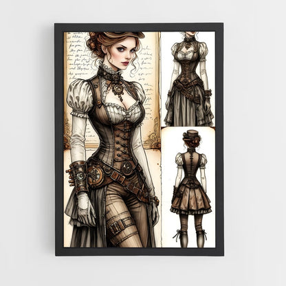 ap-steam punk-14 cadre Noir