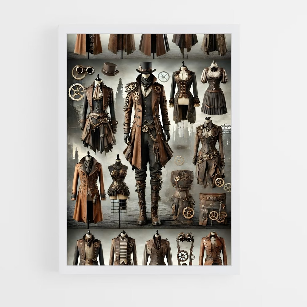 ap-steam punk-2 cadre Blanc
