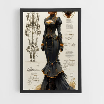 ap-steam punk-3 cadre Noir