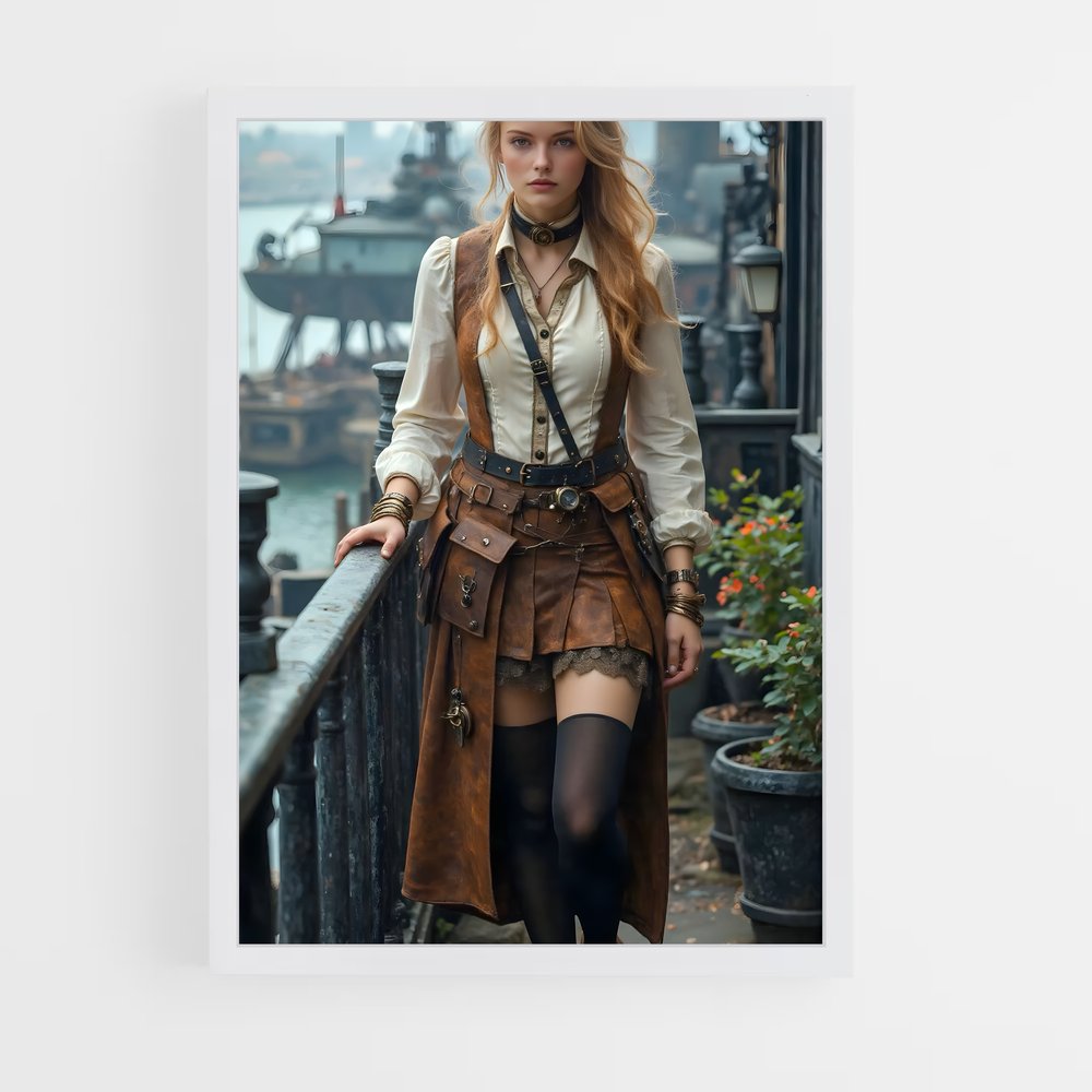 ap-steam punk-9 cadre Blanc