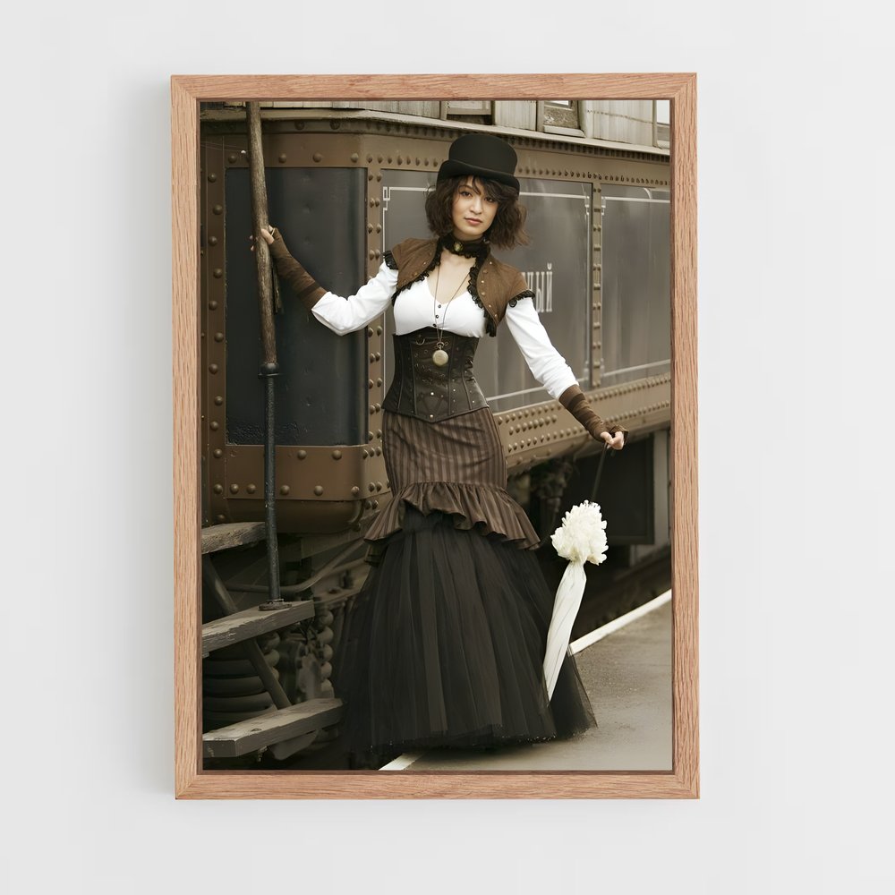 ap-steampunk-2 cadre Bois clair