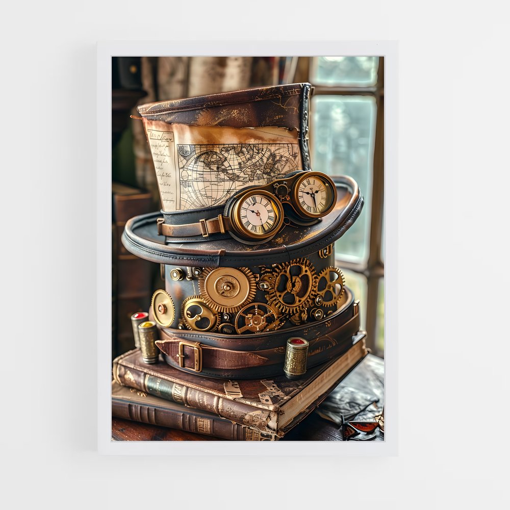 ap-steampunk-4 cadre Blanc