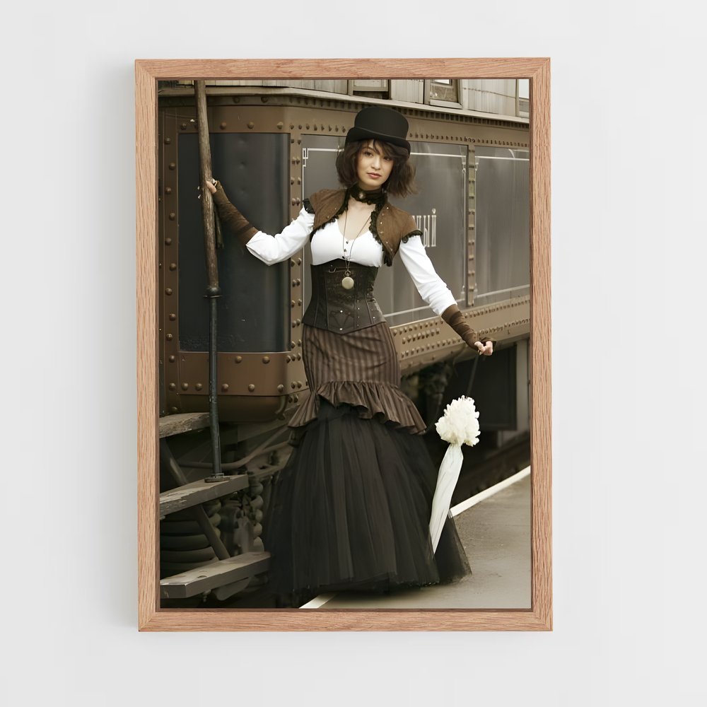 ap-steampunk larp-4 cadre Bois clair