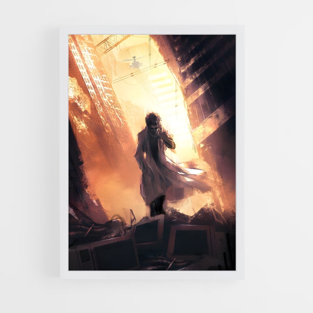 ap-steins gate-3 cadre Blanc