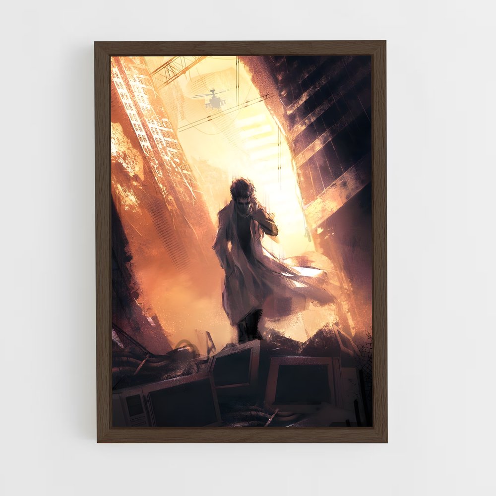 ap-steins gate-3 cadre Bois foncé