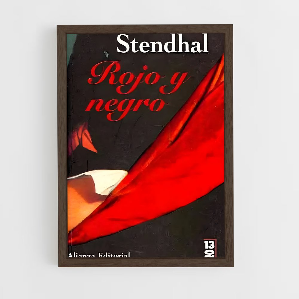 ap-stendhal-4 cadre Bois foncé
