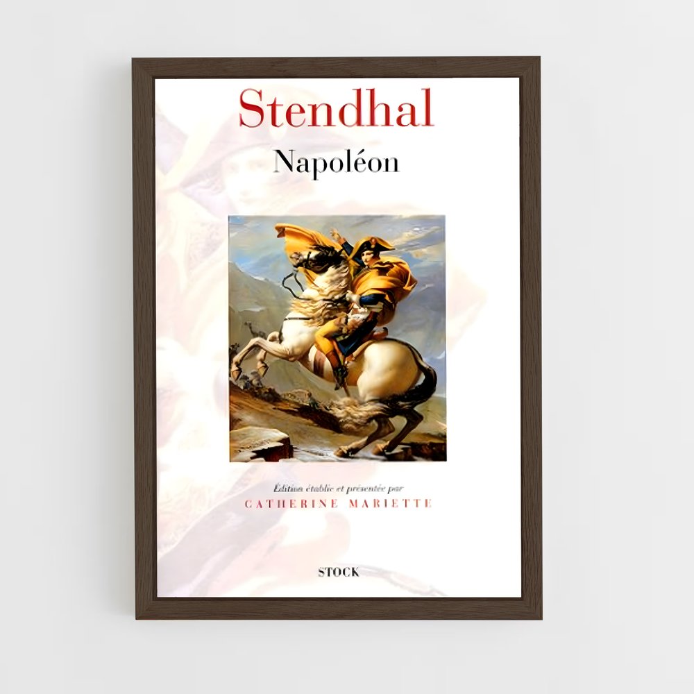 ap-stendhal-8 cadre Bois foncé