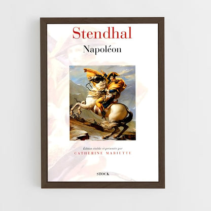ap-stendhal-8 cadre Bois foncé