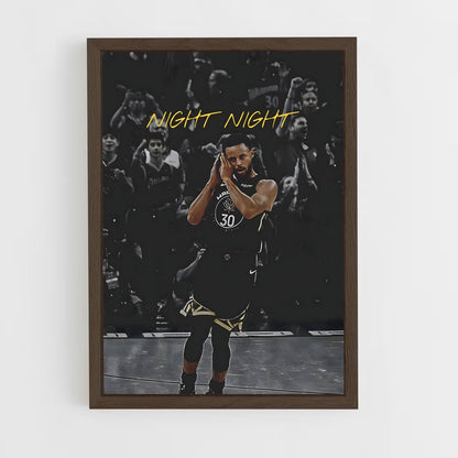 ap-stephen curry-3 cadre Bois foncé
