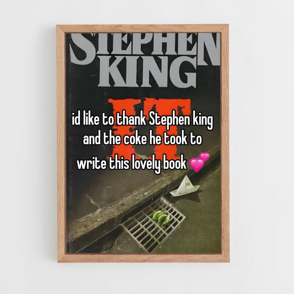 ap-stephen king-1 cadre Bois clair