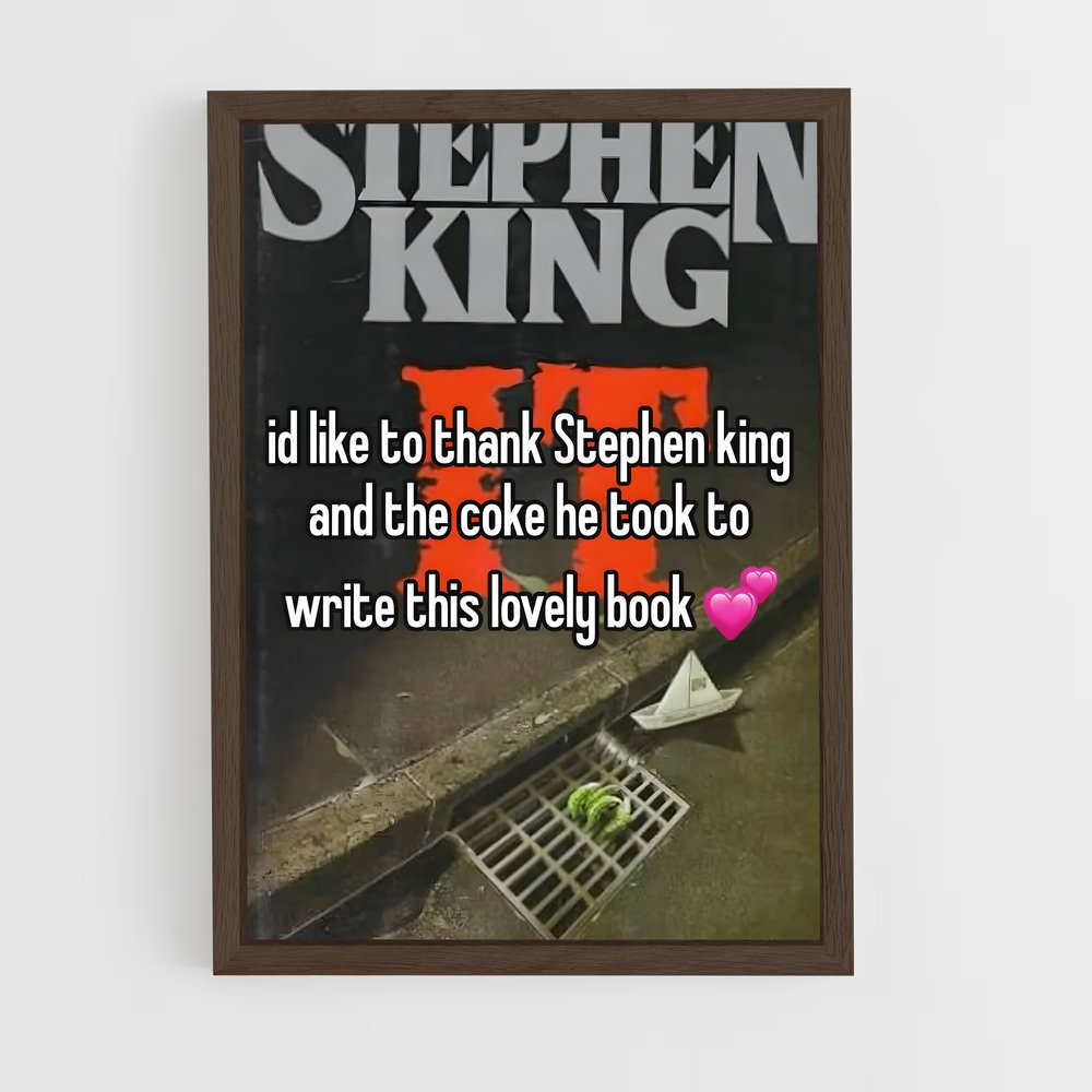 ap-stephen king-1 cadre Bois foncé