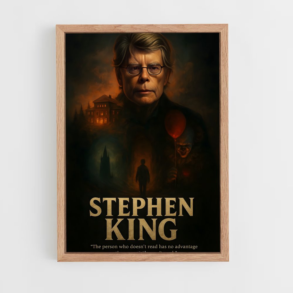 ap-stephen king-6 cadre Bois clair