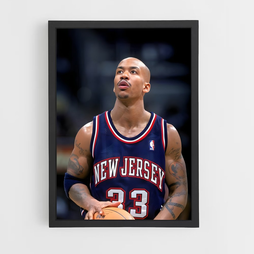 ap-stephon marbury-1 cadre Noir