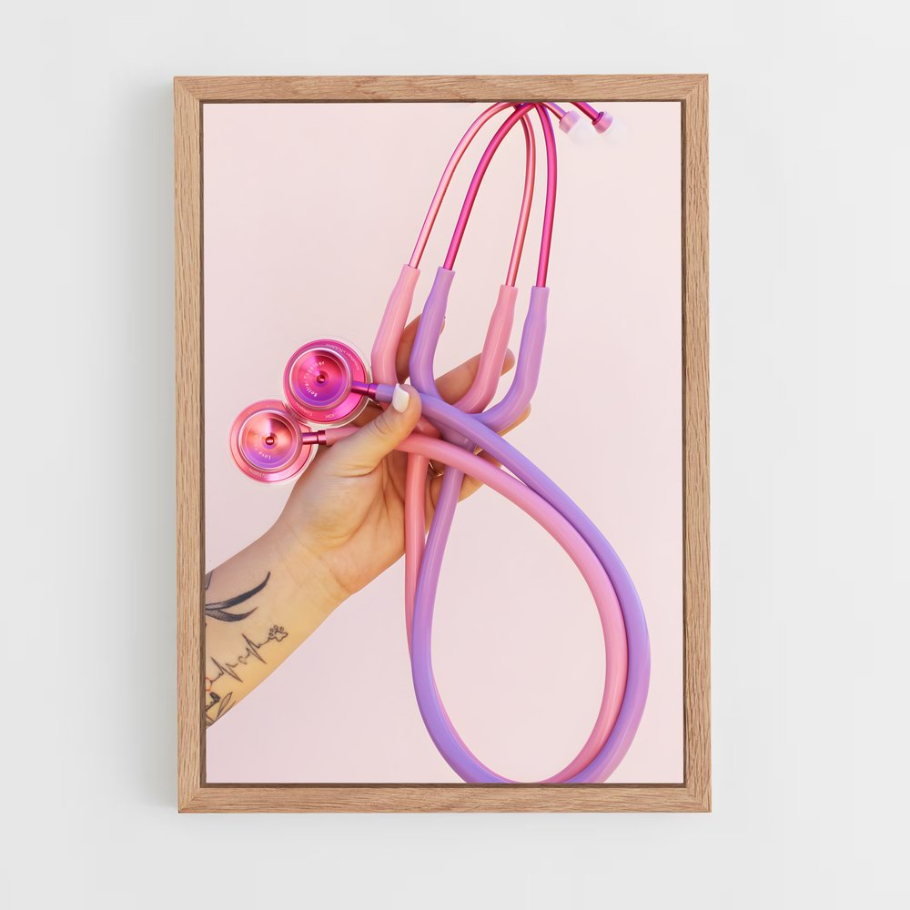 ap-stethoscope-5 cadre Bois clair