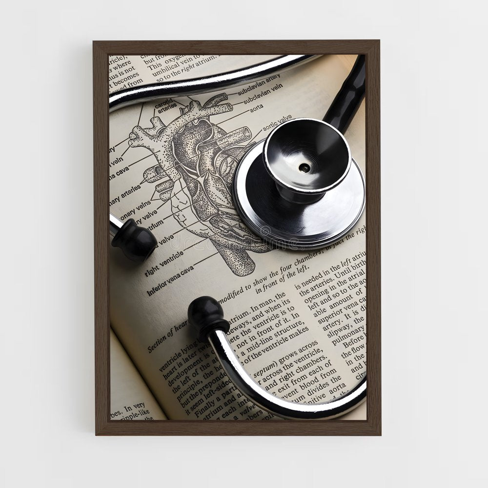 ap-stethoscope-7 cadre Bois foncé