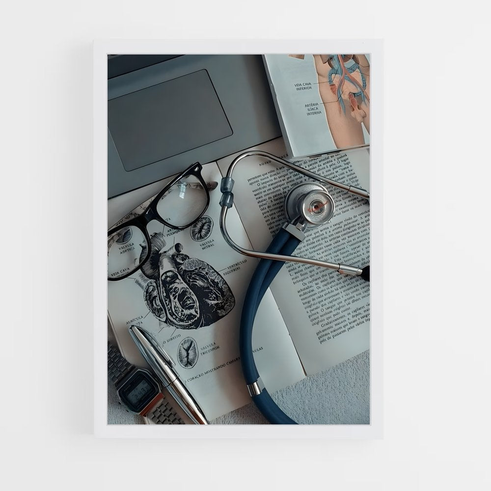 ap-stethoscope-9 cadre Blanc