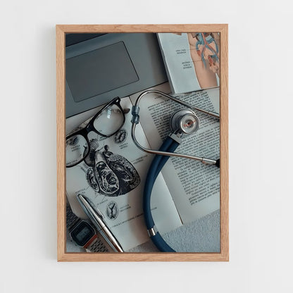 ap-stethoscope-9 cadre Bois clair