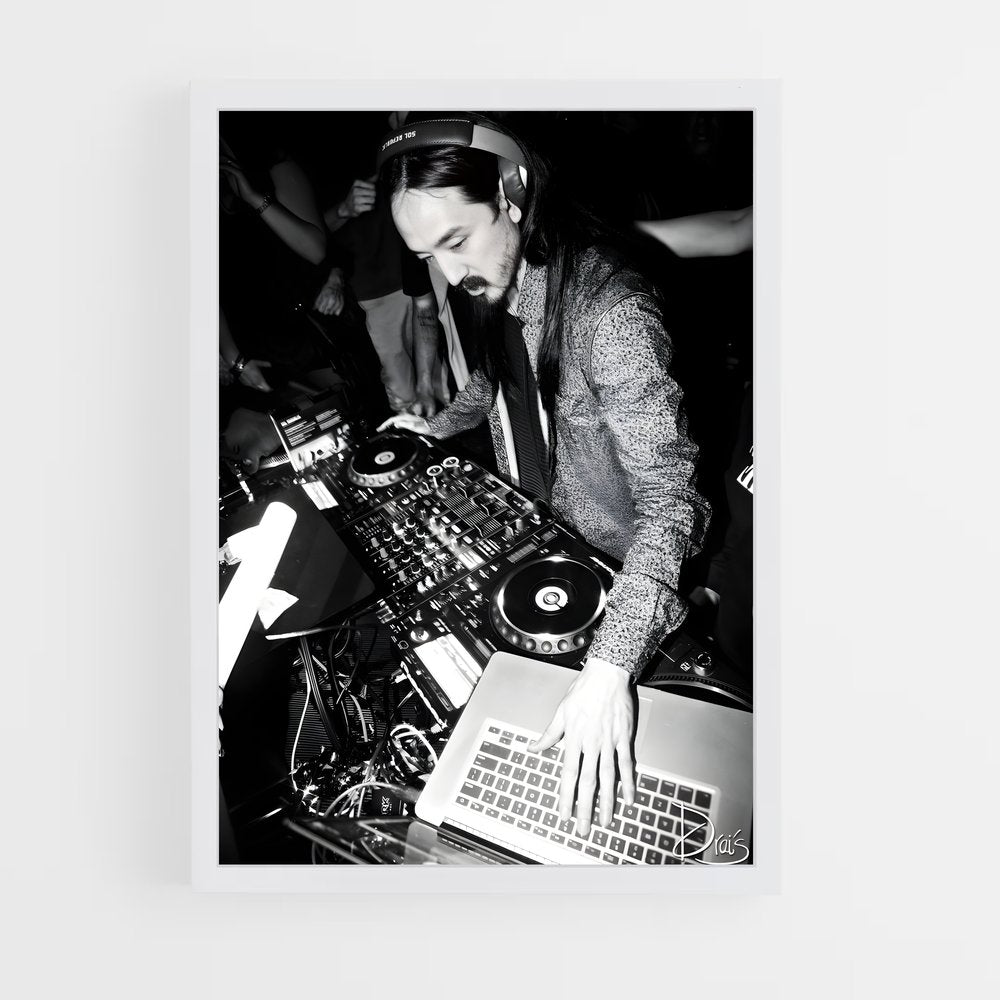 ap-steve aoki-1 cadre Blanc