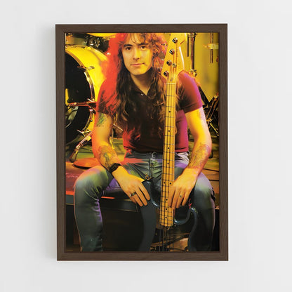 ap-steve harris-1 cadre Bois foncé