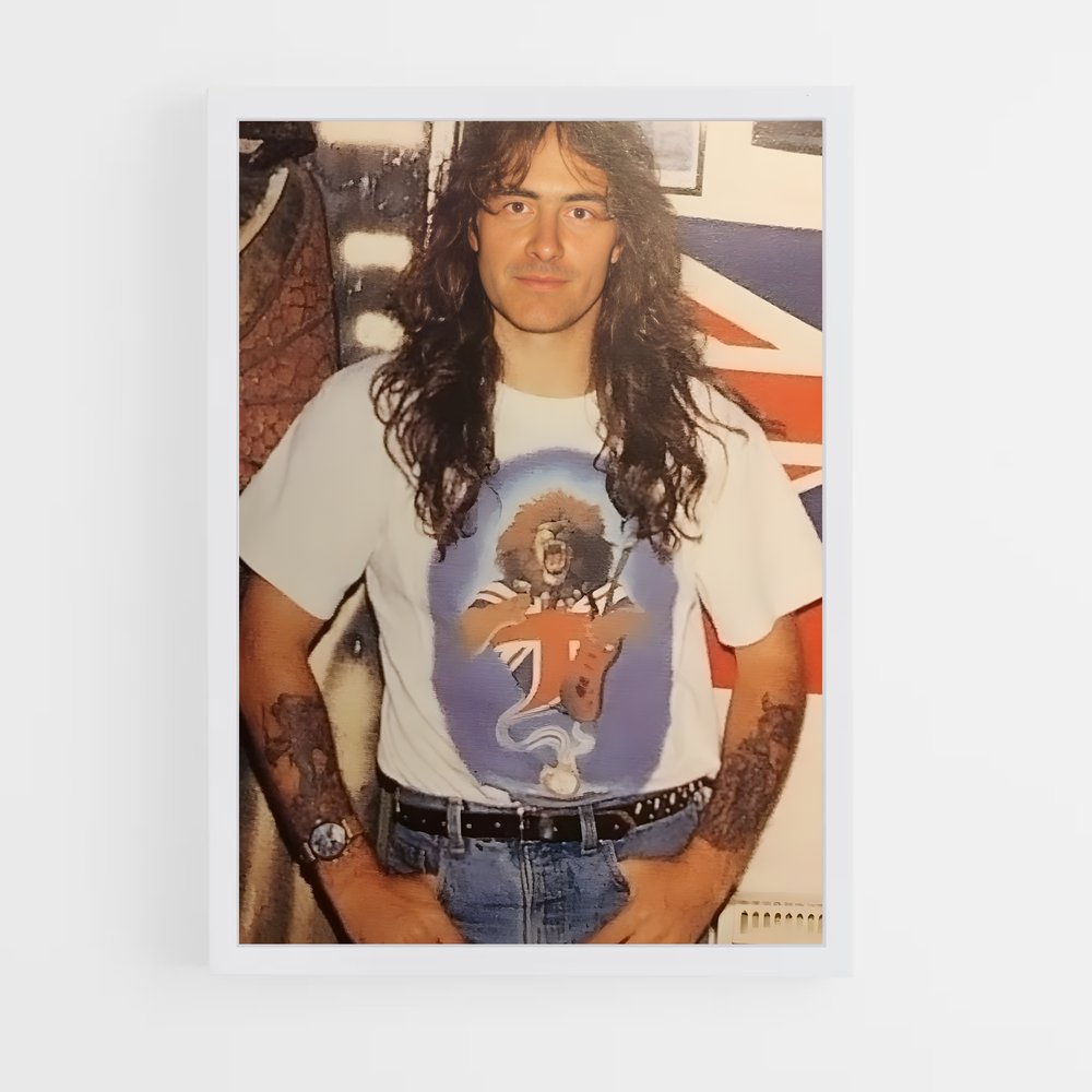 ap-steve harris-3 cadre Blanc