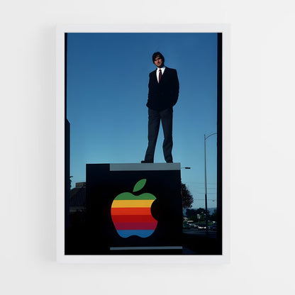 ap-steve jobs-6 cadre Blanc