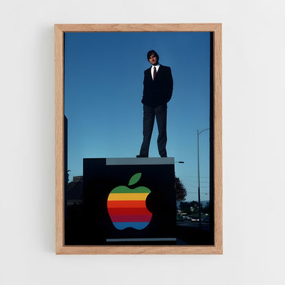 ap-steve jobs-6 cadre Bois clair