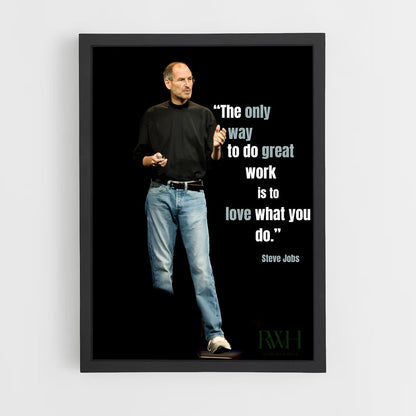 ap-steve jobs-7 cadre Noir