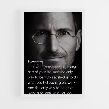 ap-steve jobs-8 cadre Blanc