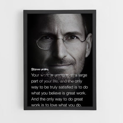 ap-steve jobs-8 cadre Noir
