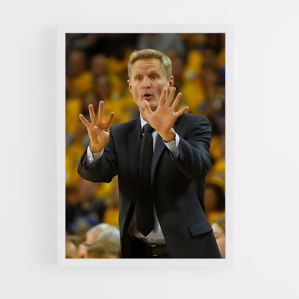 ap-steve kerr-2 cadre Blanc