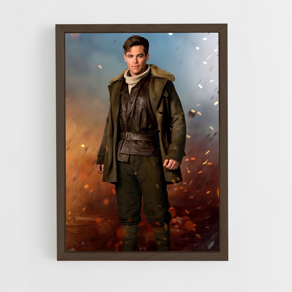 ap-steve trevor-1 cadre Bois foncé
