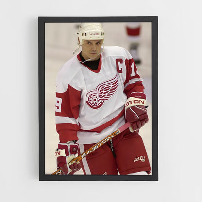 ap-steve yzerman-2 cadre Noir