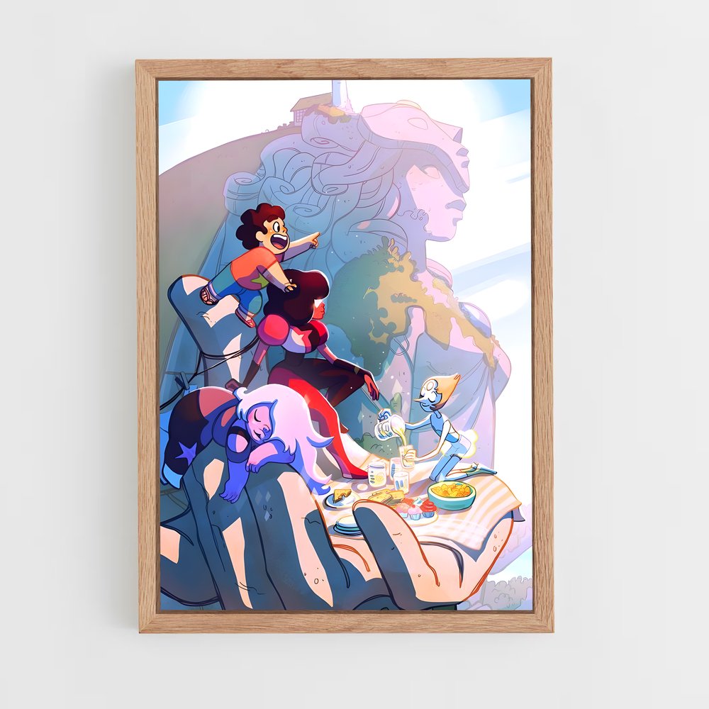 ap-steven universe-1 cadre Bois clair