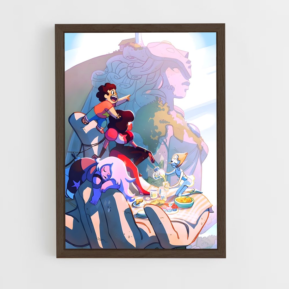 ap-steven universe-1 cadre Bois foncé