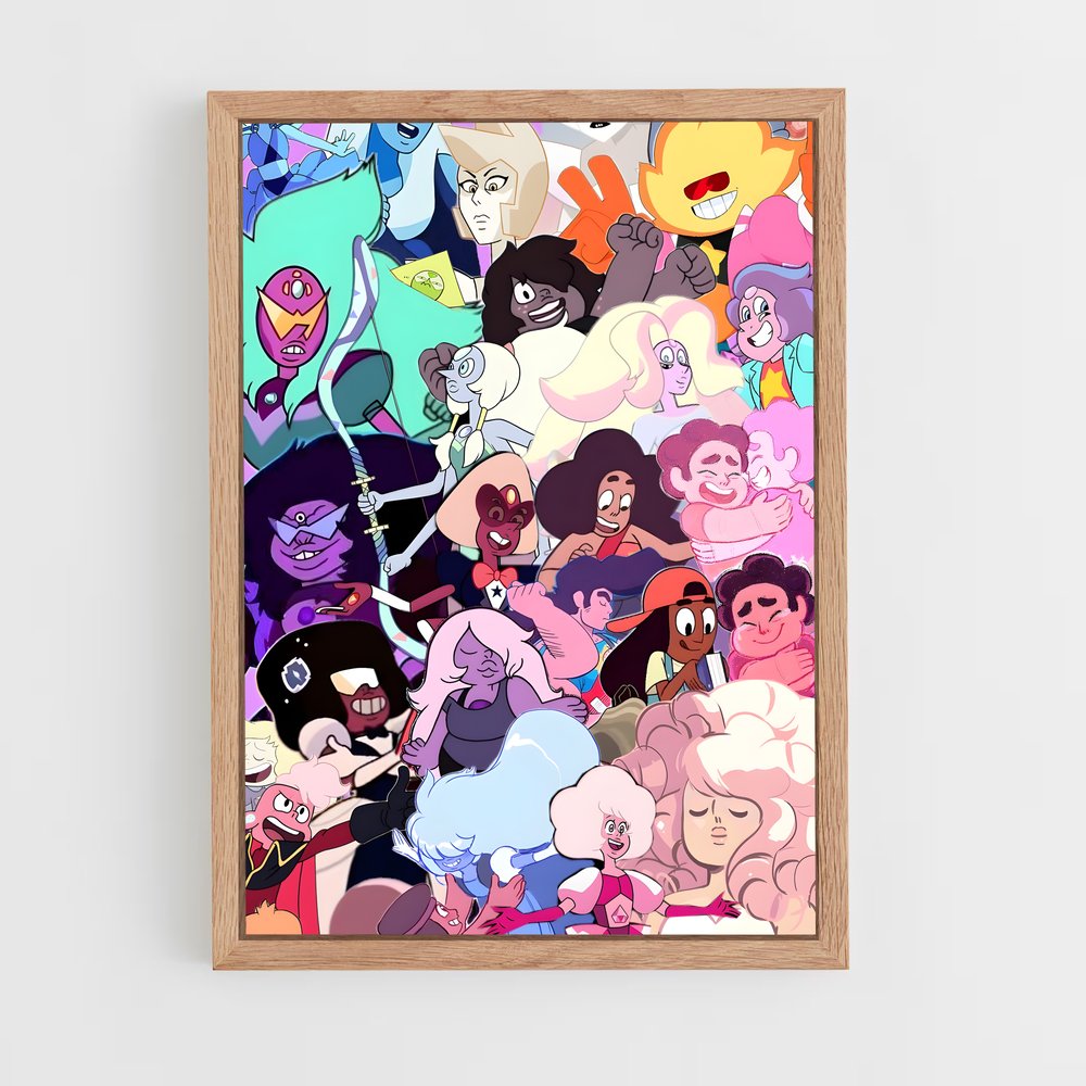 ap-steven universe-2 cadre Bois clair